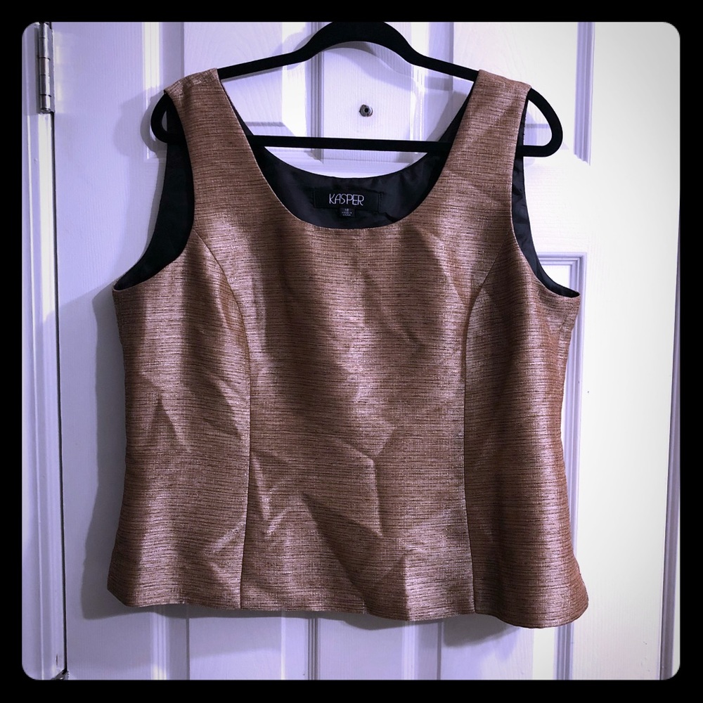 Kasper Zip Up Dress Top